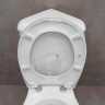 Комплект углового унитаза VITRA ARKITEKT, стандартное сиденье, механизм 3/6 л 9754B003-7200