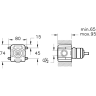 Встраиваемый смеситель для раковины VITRA MINIBOX A42213